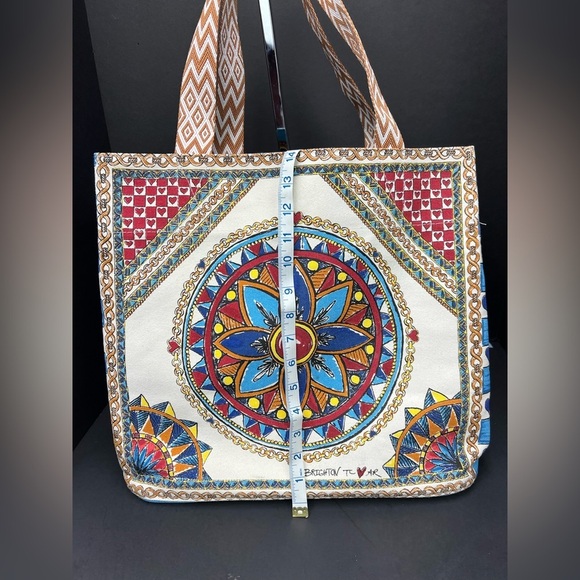 Brighton NWOT Limited Edition Believe In Love Canvas Tote Bag - Picture 6 of 15